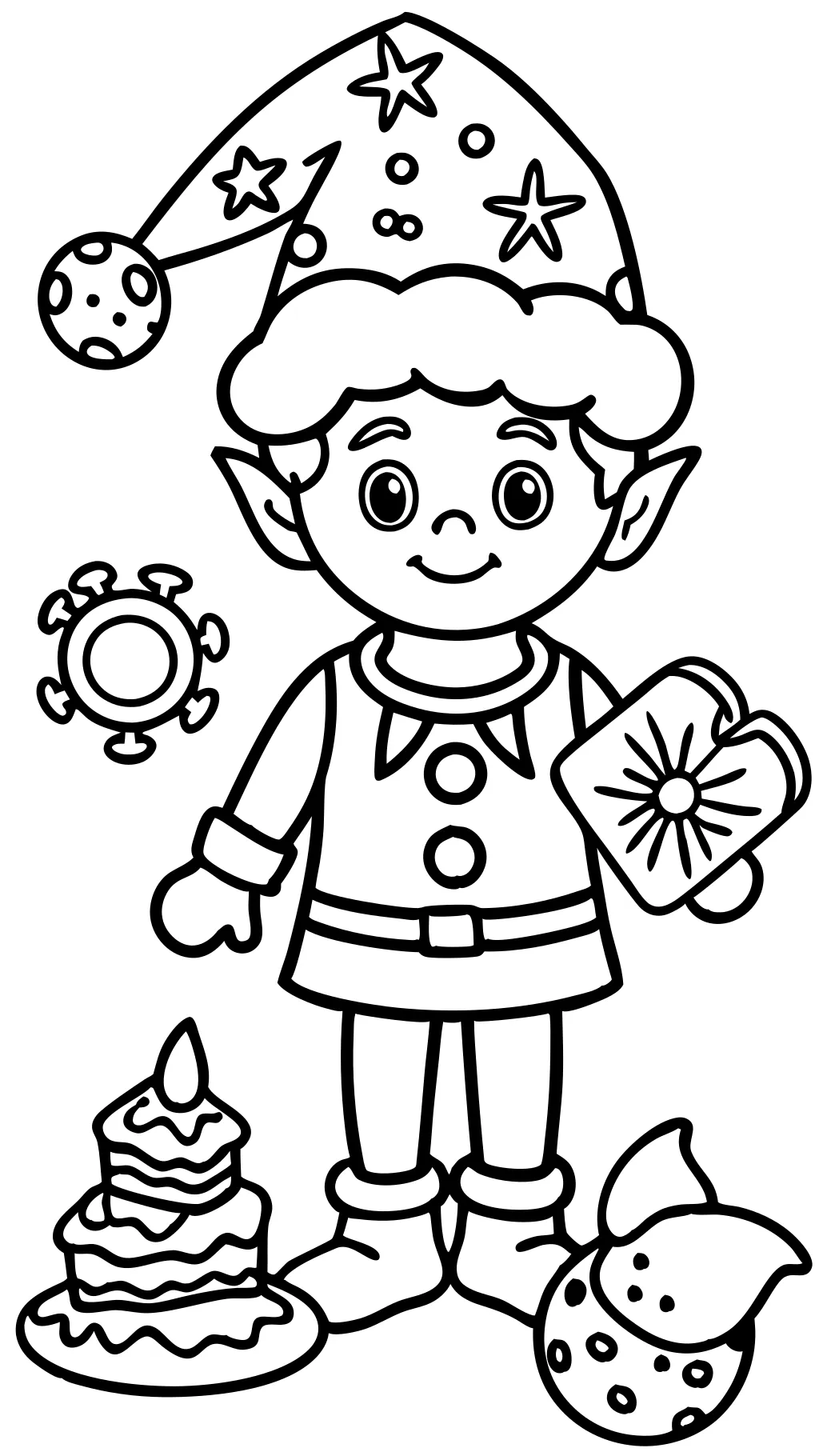 free coloring pages of elf on the shelf